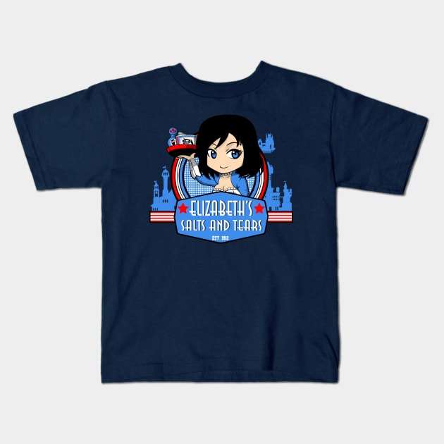 Elizabeth's Salts and Tears Kids T-Shirt by CoinboxTees